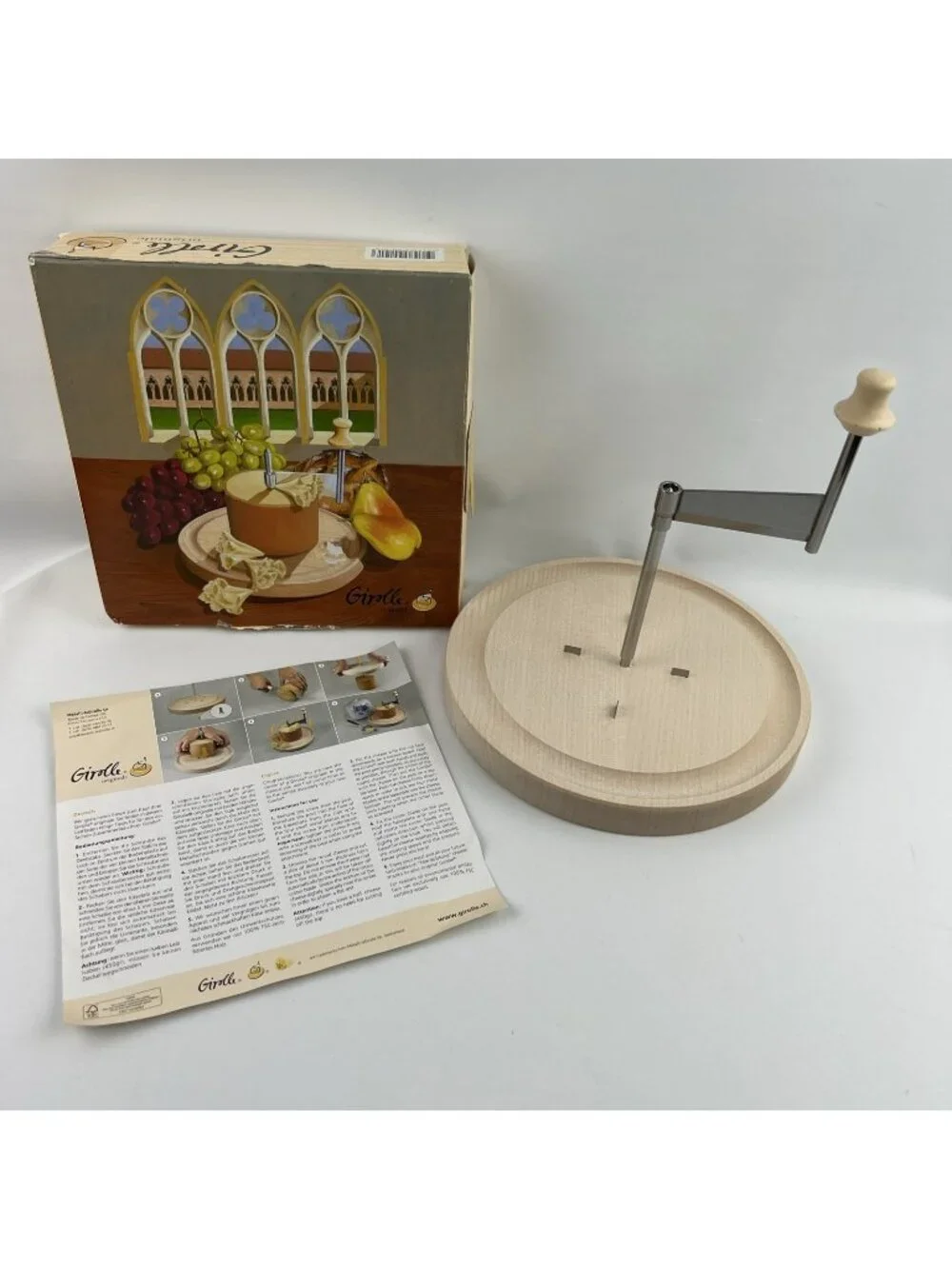 Swiss Girolle Originale Cheese Curler Metafil LaGirolle Switzerland Rosettes